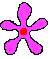 Spinning flower loading icon